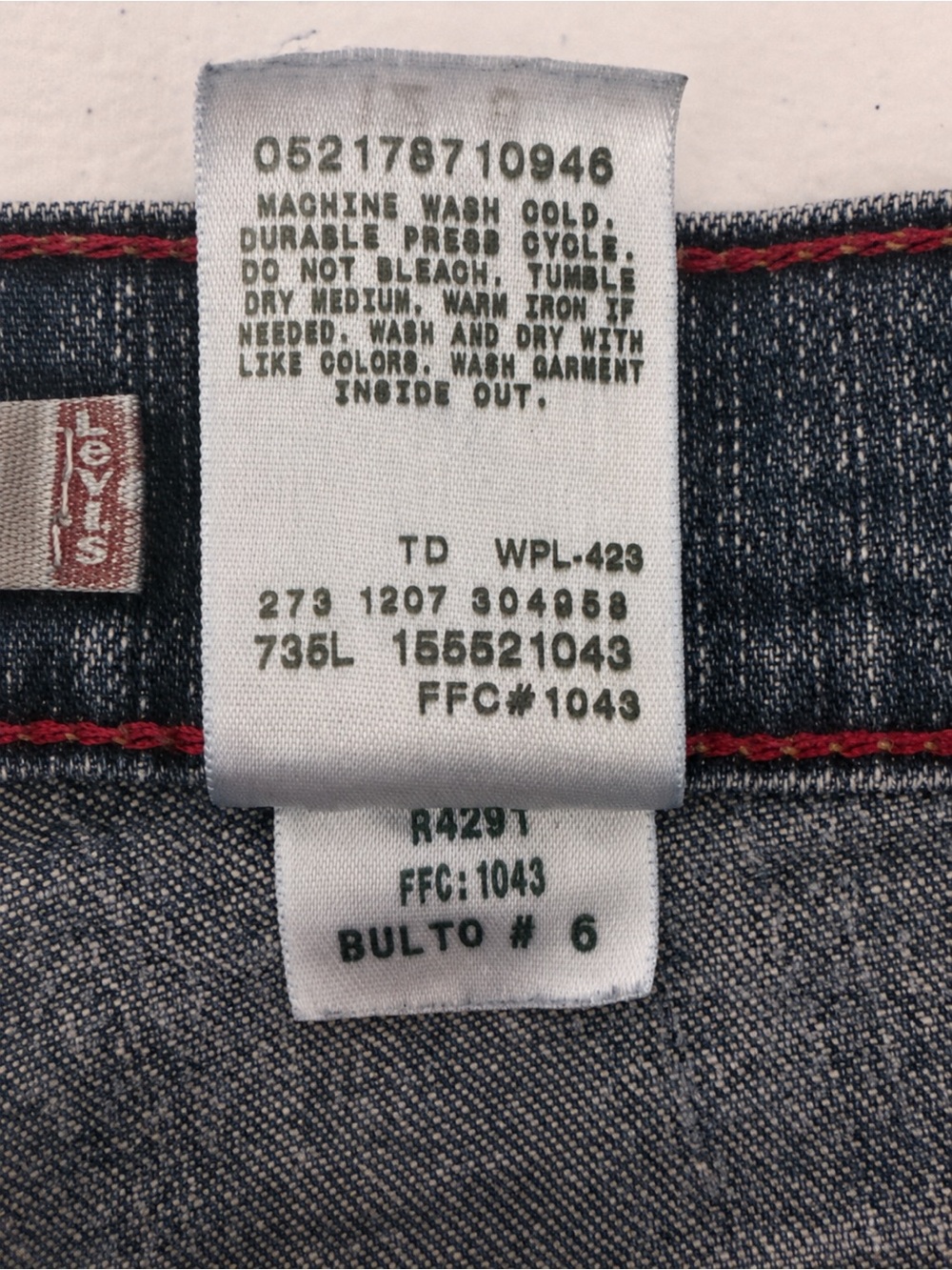 Levi’s 550 Relaxed Bootcut Jeans Y2K Made in Mexico Medium Wash Size 12S 31x28.5 - Picture 5 of 10